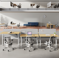 Bureau de levage électrique à double moteur assis-debout, réglable en hauteur, avec boîte de contrôle pour le bureau minimaliste