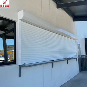 Phong cách Châu Âu chống trộm cách điện cửa sổ con lăn cửa chớp bên ngoài hợp kim nhôm an ninh bão màn trập từ xa dọc - Product Image 3