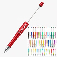 Promosi Kreatif Tambahkan Pulpen Berhias Manik-manik Pulpen Sekolah DIY Pulpen Plastik Berhias Manik-manik Pulpen Promosi DIY Pulpen Berhias Manik-manik