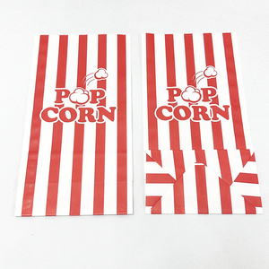 Bolsa de Papel para Palomitas de Maíz Ecológica, Reciclable, Resistente a la Grasa, con Fondo Plano, de Calidad Alimentaria, Colorida - Product Image 1