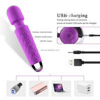 SacKnove Erwachsenen-Vibrator: Leistungsstarker USB-Mini-Vibrator für Vagina und Klitoris, Dildo-Massagegerät, AV-Stab-Vibrator, Sexspielzeug für Frauen