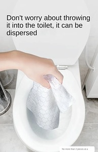 Papel Higiénico Biodegradable Orgánico Húmedo Barato de Venta Directa de Fábrica para Limpieza, Toallitas Húmedas, Papel Higiénico Húmedo para Niños - Product Image 2