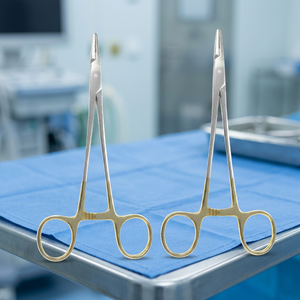 Ensemble de porte-aiguilles micro et de tournevis pour la suture de précision, instrument chirurgical de 6 pouces en carbure de tungstène, certifié CE - Product Image 3