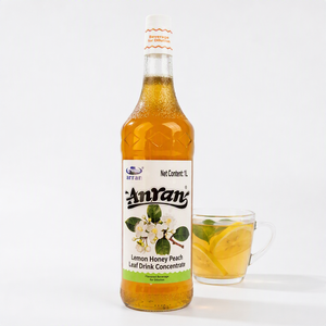 Jarabe de Hoja de Limoncillo Anran al por Mayor, 1L, Jarabe Frutal Rico en Botella para Té de Burbujas, Café, Té con Leche, Cócteles y Agua con Gas - Product Image 1