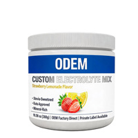 Poudre d'électrolytes sans sucre OEM 300g, supplément vitaminique, poudre d'électrolytes pour le jeûne, poudre d'hydratation électrolytique