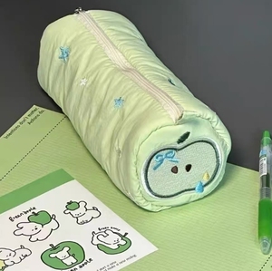 Vert pomme stylo sac Ins haut niveau d'apparence grande capacité Simple <span class=keywords><strong>Junior</strong></span> lycée papeterie sac femme - Product Image 4
