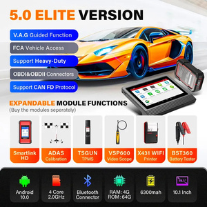 Prix compétitif nouvellement lancé LANCEMENT X431 PRO3 V + 5.0 multilingue 10 pouces prenant en charge la <span class=keywords><strong>communication</strong></span> CAN FD - Product Image 5