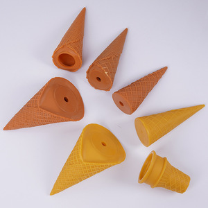 Modèle de cône vide simulé, jouet alimentaire, base de crème glacée pour loisirs créatifs DIY, ustensile de cuisine pour maison de poupée - Product Image 4