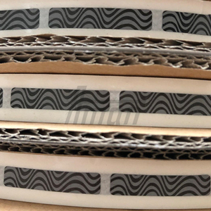 <b>Scratch</b> Off Stickers Ripple Pattern Oblong PET Anti-Counterfeit Labels for Game Cards & Promotions Wear Resistant B2B Packaging - Product Image 1
