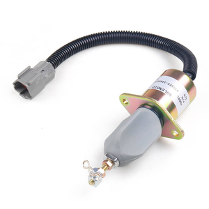 วาล์วโซลินอยด์หยุดเครื่องยนต์ดีเซล 12V สำหรับรถขุดรุ่น R335-7 R60-5 R210-5  1751ES-12A3UC12BIS - Product Image 4