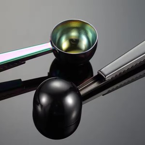 Cuchara de Café de Acero Inoxidable con Clip, Cuchara Multifuncional con Clip para Cerrar Bolsas de Granos de Café y Hojas de Té - Product Image 5