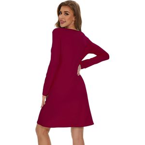 Vente en gros de chemises de nuit pour femmes à manches longues, vêtements de nuit en viscose de bambou doux, pyjamas, chemises de nuit, tailles S à XXL - Product Image 5