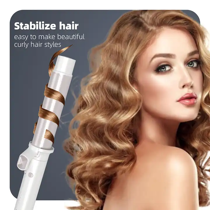 Automatic Electric Ceramic Rotating Hair Wave Curler New Design Curling Iron Wand Adjustable Temperature Curly Hair Curlers