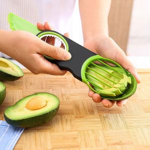 Home Gadgets Food Grade Multifunctional Slicer Avocado <b>Cutter</b> Tool Core Remover Avocado Knife Slicer <b>Cutter</b> - Product Image 3