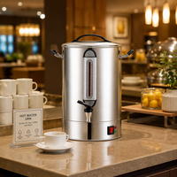 Chauffe-eau commercial en acier inoxydable 35L 2500W à commande mécanique, distributeur d'eau chaude