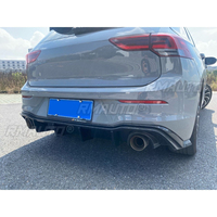 Car Front Bumper Spoiler Lip Diffuser Modification Part For Volkswagen Golf 8 Bumper Guard Protector Cover Car Accessories