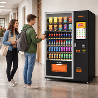 Distributeur automatique de boissons et de snacks AFEN Vendor Wholesale Combo avec écran tactile de 22 pouces, paiement par carte de crédit et pièces SDK