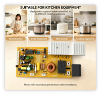 Placa de Control PCB para Cocina de Inducción AM 16B 1900W de Larga Duración con Protección Contra Sobretensiones de 6KV y Sensor de Temperatura NTC Preciso