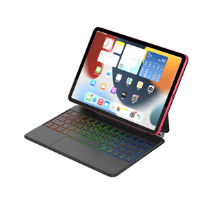 คีย์บอร์ด Magic Keyboard สำหรับ <span class=keywords><strong>iPad</strong></span> <span class=keywords><strong>Pro</strong></span> <span class=keywords><strong>12</strong></span>.9 นิ้ว <span class=keywords><strong>M2</strong></span> 2022 สำหรับ <span class=keywords><strong>iPad</strong></span> <span class=keywords><strong>Pro</strong></span> 11 นิ้ว 2022 <span class=keywords><strong>iPad</strong></span> Air 5 และ Air 4 คีย์บอร์ดแบบ Folio สำหรับแท็บเล็ต พร้อมคีย์บอร์ดแบบ Scissor - Product Image 4