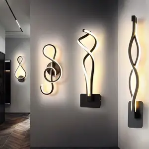 북유럽 장식 호텔 멋진 침실 sconce led 벽 조명기구 거실 장식 라운드 동물 실내 현대 벽 램프