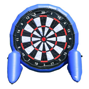 Tablero <span class=keywords><strong>de</strong></span> dardos <span class=keywords><strong>de</strong></span> fútbol azul inflable inflado <span class=keywords><strong>de</strong></span> producción Winsun, tablero <span class=keywords><strong>de</strong></span> dardos <span class=keywords><strong>de</strong></span> fútbol inflable con bola <span class=keywords><strong>de</strong></span> velcro - Product Image 1
