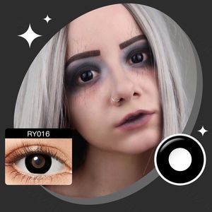 무료 배송 Pseyeche 콘택트 렌즈 화이트 할로윈 콘택트 렌즈 sharingan 코스프레 아이 렌즈 렌즈 드 콘택트 - Product Image 2