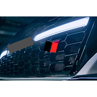 Grille de pare-chocs avant compatible avec Land Cruiser 2018 Prado, grille avec feux LED plug and play