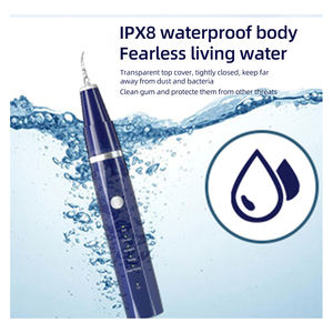 Limpiador de dientes dental inalámbrico portátil, herramienta de eliminación de cálculo de placa a prueba de agua con hilo dental para uso doméstico, - Product Image 4