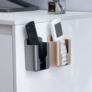 Universal Remote <b>Control</b> Storage Box Wall Mounted Desktop <b>Holder</b> Black And White Rectangle Shape - Product Image 2