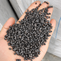 Granulés de plastique recyclé industriel, granulés HDPE, matière première plastique durable, vente en gros directe d'usine