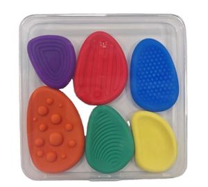 Promotional Cute Cartoon Shape Silicone Sensory <b>Fidget</b> Stone Stress Relief Educational Toy for Home Classroom Therapy Gift Bulk - Product Image 1