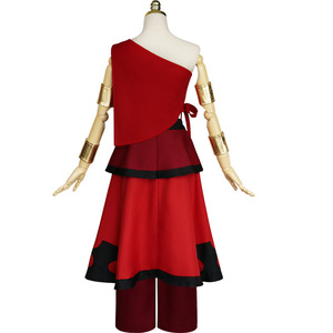 Costume Cosplay di Halloween Anime <span class=keywords><strong>Avatar</strong></span>: L'Ultimo Dominatore dell'Aria, Pantaloni Bumi Omashu Katara, Componenti in Poliestere, Unisex per Adulti - Product Image 3