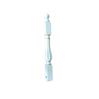 Barandillas de Acero al Carbono para Escaleras de Villas Contemporáneas, Resistentes al Óxido, Pintables, con Protección UV y Resistentes al Agua