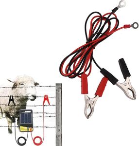2-teilige Elektrozaun-Draht verbinder Sichere Kupfer-Elektrozaun-System clips Einfache Installation Verbindungs kabel - Product Image 1