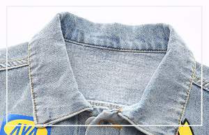 Jaket Jeans OEM untuk Anak-anak yang Dapat Dikustomisasi, Jaket Jeans Fashion untuk Balita, Jeans Anak Laki-laki, Jaket Denim Remaja - Product Image 5