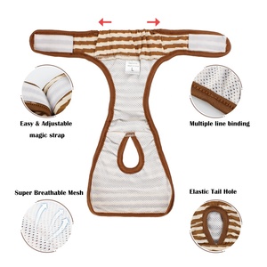 Pañales reutilizables <span class=keywords><strong>para</strong></span> perros, lavables, algodón suave, banda <span class=keywords><strong>para</strong></span> el vientre, pantalones <span class=keywords><strong>para</strong></span> mascotas - Product Image 2