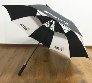 Parapluie de golf promotionnel de 62/68 pouces Parasol printemps annoncé affaires coupe-vent 8 côtes solides Parapluie de golf pour hommes femmes - Product Image 1