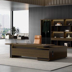 Phong Cách Độc Đáo Gỗ Nội Thất Văn Phòng Chất Lượng Cao Thiết Kế Hiện Đại Văn Phòng Điều Hành Bàn Boss Bàn Bàn Làm Việc - Product Image 1