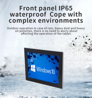 Panel PC Industrial Integrado Sin Ventilador de 17 Pulgadas, Resistente al Agua y al Polvo IP65, Compatible con Win7, Win10, Win11 y Linux, Amplio Rango de Temperatura de Funcionamiento
