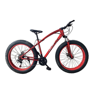Bicicleta de montaña híbrida de acero de alto carbono de 26 \ "y 21 velocidades a precio de fábrica MTB Fat Tire para hombres - Product Image 4