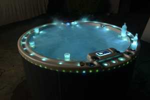 Bain à remous rond en acrylique de luxe Offre Spéciale Baignoires de spa extérieures <span class=keywords><strong>Piscine</strong></span> Baignoire de massage à remous <span class=keywords><strong>Piscine</strong></span> de spa de nage relax - Product Image 6