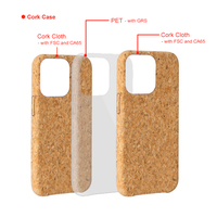 Pour écologique 11 12 14 15 pro max étui en bois téléphone portable liège iphone 13 couverture