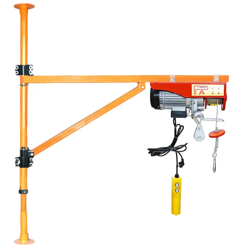 Construction Air conditioning installation Lifting Machine Small Indoor Lift 200kg Mini Lifting Portable Crane