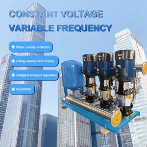 Bomba de Velocidad Variable, Bomba Centrífuga de Presión Constante, Bomba de Transferencia de Agua, Bomba de Refuerzo de Agua, Conjunto de Bombas de Agua Multietapa - Product Image 5