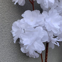 Bunga Sakura Sutra Putih Murni A-165 Super Star Flowers 95cm untuk Dekorasi Pernikahan, Hotel, Hari Ibu, Paskah