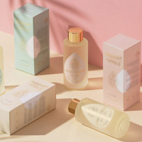 Emballage de boîte de parfum pour cheveux cosmétique en papier cartonné simple de luxe biodégradable avec impression personnalisée 30 ml