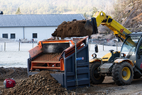 Crible vibrant pour sable, roche et compost, de qualité supérieure, directement de l'usine, en stock, certifié CE
