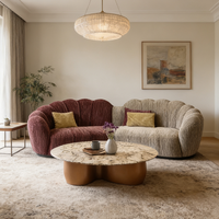 Fauteuil en velours Teddy moelleux et mignon, siège doux pour salon, style minimaliste, canapé de sol décoratif pour chambre à coucher