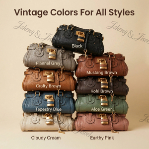 Bolso de Mano Retro de Lujo con Cierre - Moda Femenina de Verano con Herrajes Dorados |   Diseño Clásico de Candado Ligero, Espacioso y Atemporal de los Años 2000 - Product Image 5