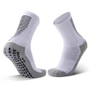 ถุงเท้าฟุตบอลกันลื่นคุณภาพสูงกันลื่นจับกีฬาถุงเท้าฟุตบอลระบายอากาศ